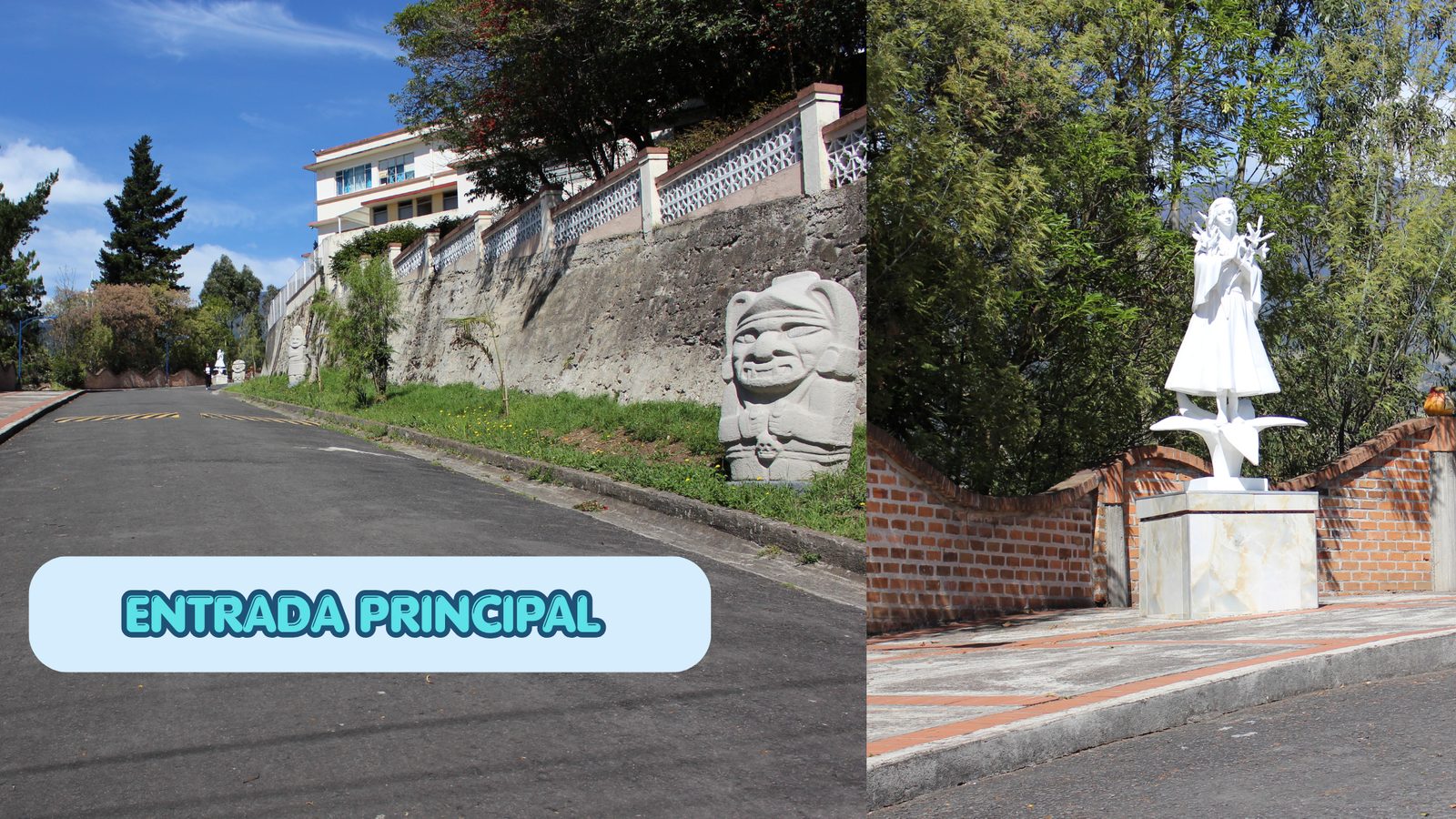 Entrada principal del colegio